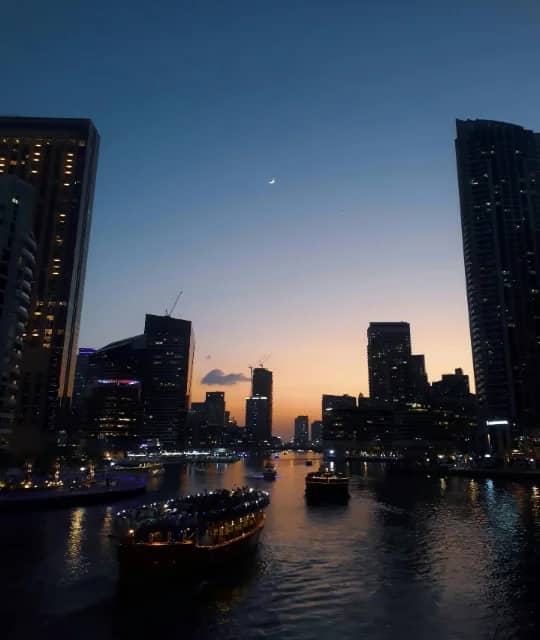 Dubai Marina Dhow Cruise: Dinner & Skyline Views