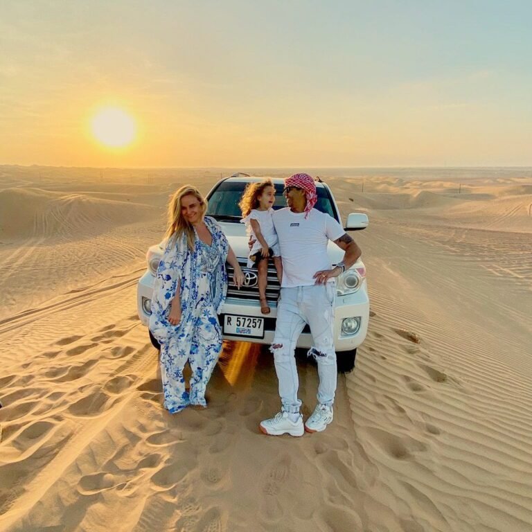 sunset photo point in dubai desert safari